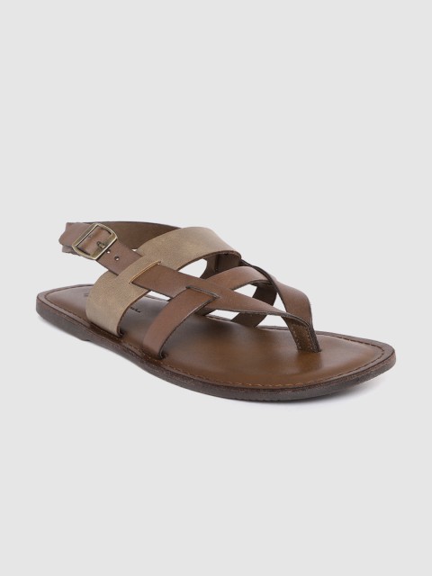 

Mast & Harbour Men Brown Comfort Sandals