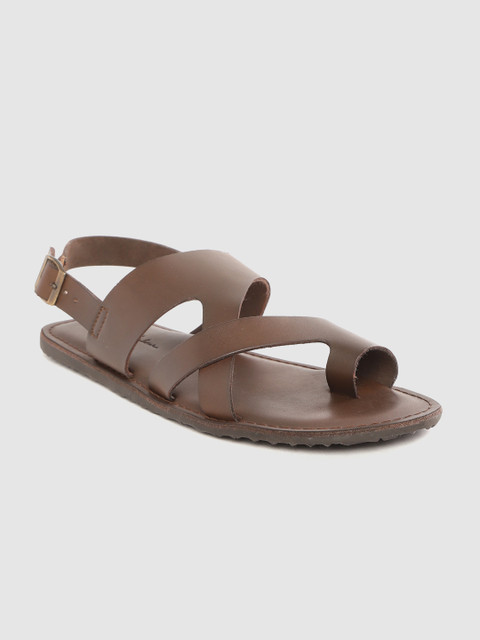 

Mast & Harbour Men Coffee Brown Comfort Sandals
