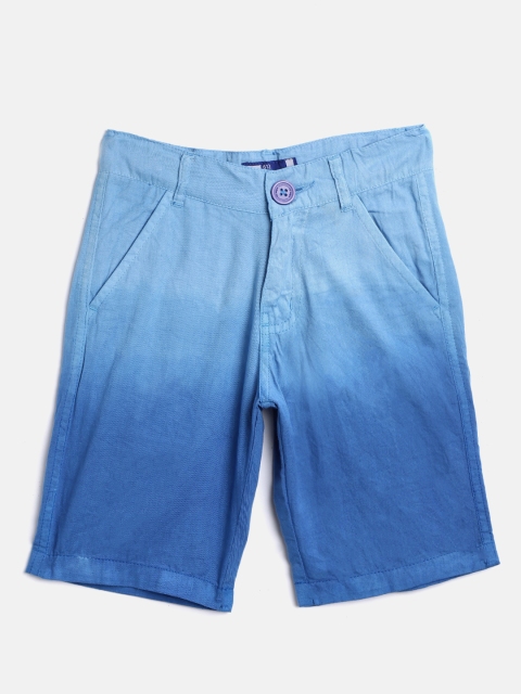 

612 league Boys Blue Ombre Effect Regular Fit Shorts