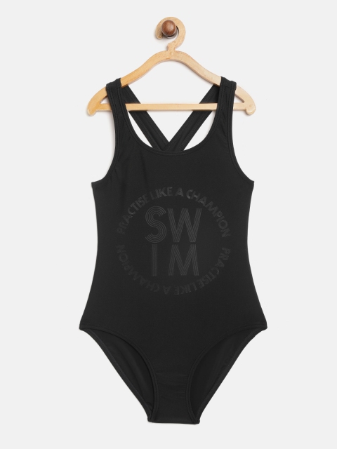 

Marks & Spencer Girls Black Printed Monokini