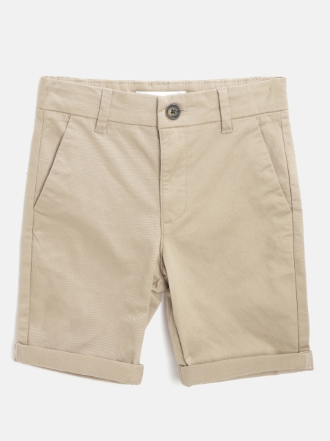 

Marks & Spencer Boys Beige Solid Regular Fit Chino Shorts