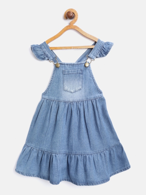 

Marks & Spencer Girls Blue Denim Pinafore Dress