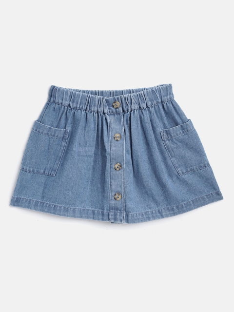

Marks & Spencer Girls Blue Denim Flared Skirt