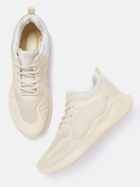 

Allen Solly Men Off-White Textured Sneakers