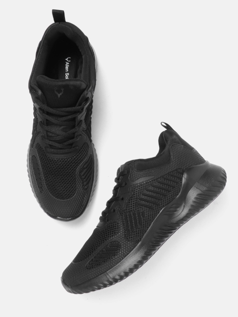 

Allen Solly Men Black Textured Sneakers