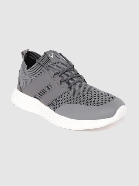 

Allen Solly Men Charcoal Grey Woven Design Sneakers