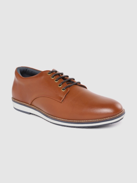 

Allen Solly Men Tan Brown Textured Detail Derbys