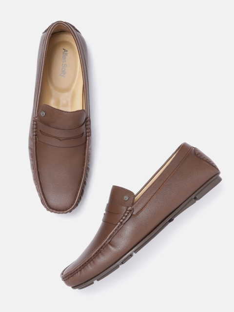 

Allen Solly Men Coffee Brown Solid Loafers