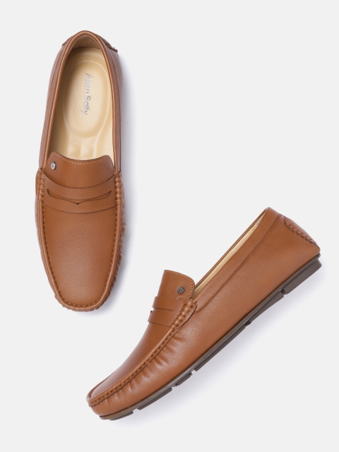 

Allen Solly Men Brown Penny Loafers
