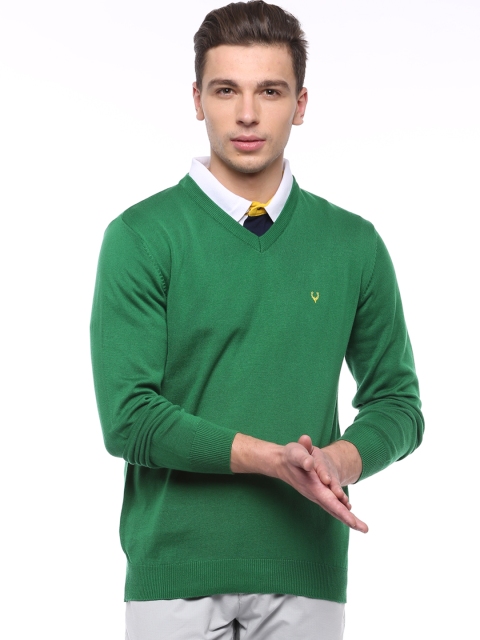 

Solly Sport by Allen Solly Green Sweater