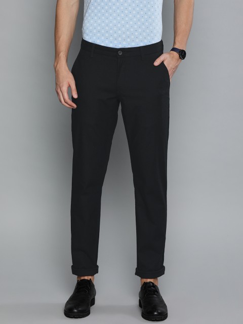 

Louis Philippe Sport Men Black Slim Fit Solid Regular Trousers