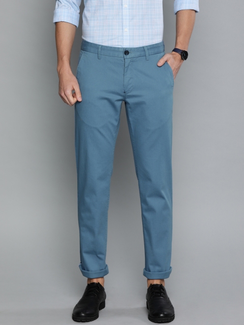 

Louis Philippe Sport Men Blue Slim Fit Solid Regular Trousers