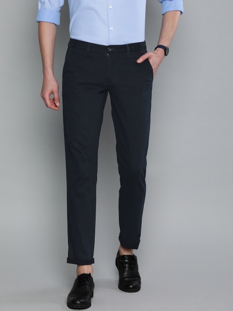 

Louis Philippe Sport Men Navy Blue Slim Fit Solid Regular Trousers