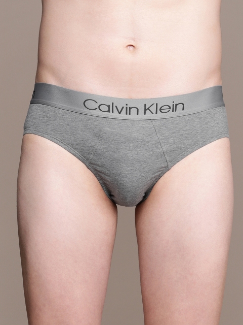 

Calvin Klein Underwear Men Grey Solid Brief NB1931GH7