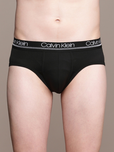 

Calvin Klein Underwear Men Black Self Design Brief NB2173001