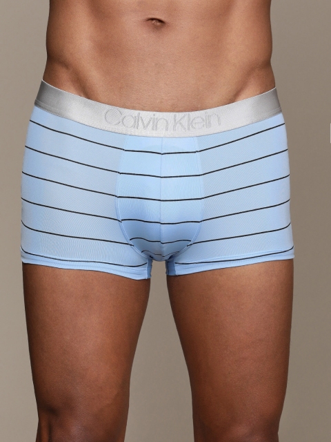 

Calvin Klein Underwear Men Blue & Black Striped Trunks NB2425BC5