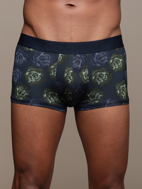 

Calvin Klein Underwear Men Blue Printed Trunks NB2393PFX