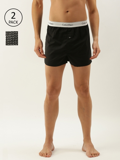 

Calvin Klein Underwear Men Pack of 2 Boxer NB1396BDT, Black