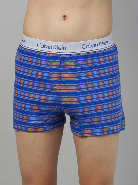 

Calvin Klein Underwear Men Blue & Orange Printed Boxers NB1525CL5