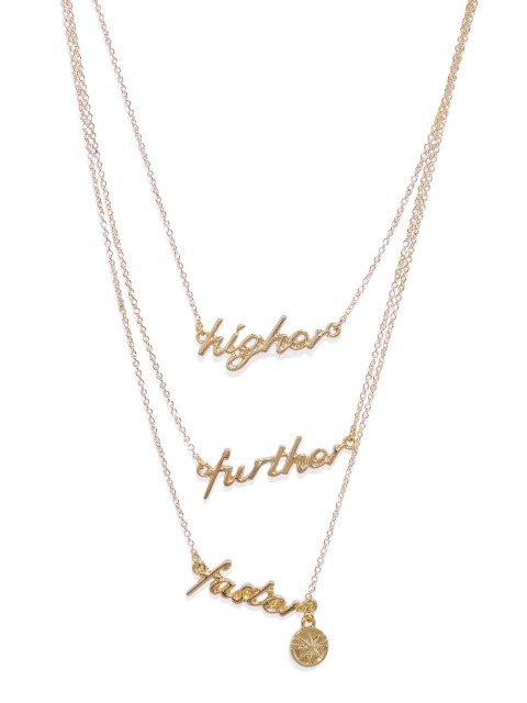 

EFG Gold-Toned Marvel Avengers Captain Marvel Necklace
