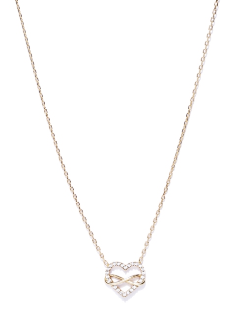 

Carlton London Gold-Plated CZ Studded Necklace