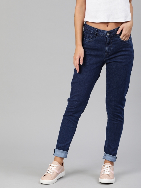 

Harvard Women Blue Skinny Fit Mid-Rise Clean Look Stretchable Jeans