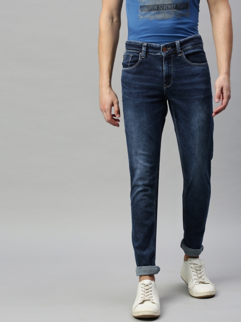 

SPYKAR Men Blue Skinny Fit Low-Rise Clean Look Stretchable Jeans