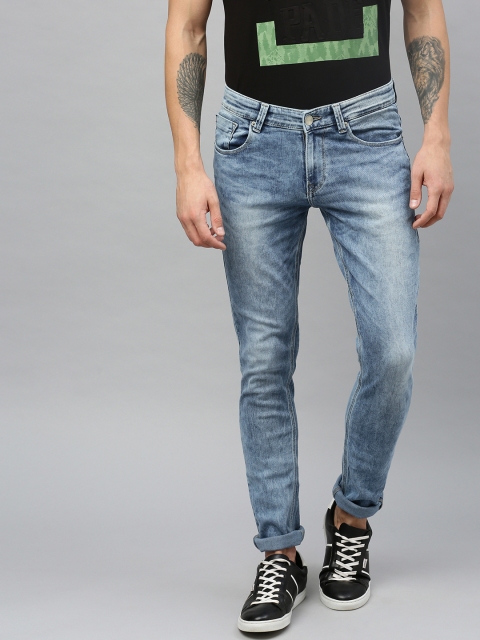 

SPYKAR Men Blue Skinny Fit Low-Rise Clean Look Stretchable Jeans