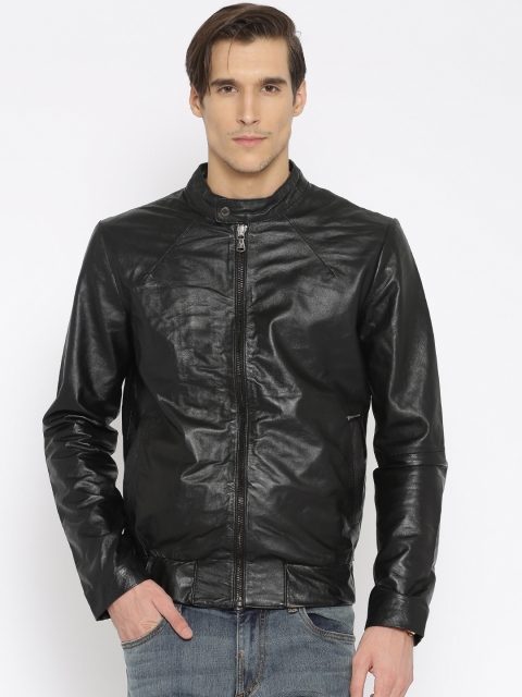 

BARESKIN Black Leather Jacket