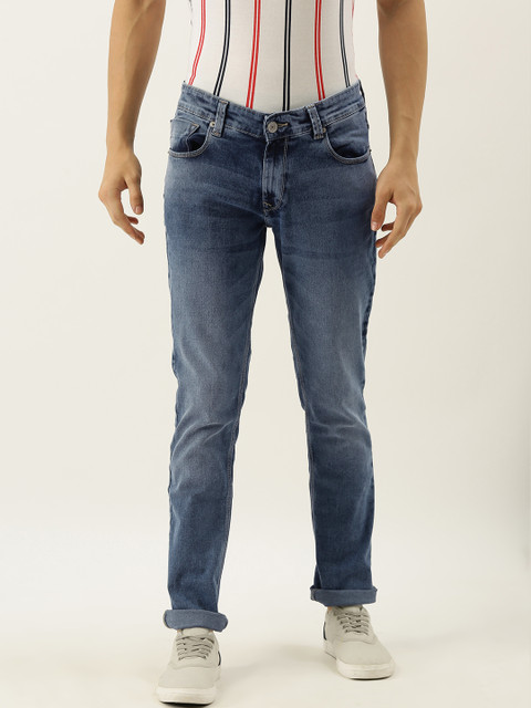 

SPYKAR Men Blue Skinny Fit Low-Rise Clean Look Stretchable Jeans