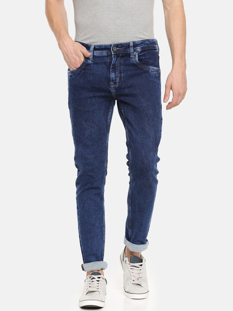 

Nature Casuals Men Blue Slim Fit Mid-Rise Clean Look Stretchable Jeans