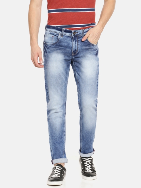 

Nature Casuals Men Blue Slim Fit Mid-Rise Clean Look Jeans