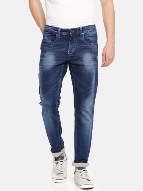 

Nature Casuals Men Blue Slim Fit Mid-Rise Clean Look Stretchable Jeans