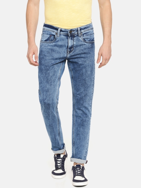 

Nature Casuals Men Blue Slim Fit Mid-Rise Clean Look Stretchable Jeans