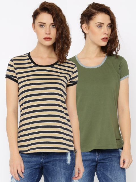 

Roadster Pack of 2 Tops, Beige