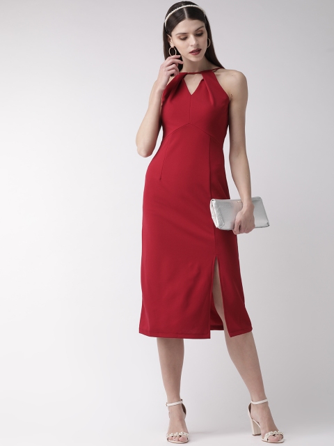 

20Dresses Women Red Solid A-Line Dress