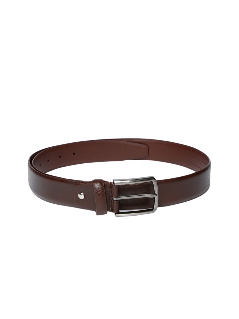 

Van Heusen Men Brown Solid Leather Belt