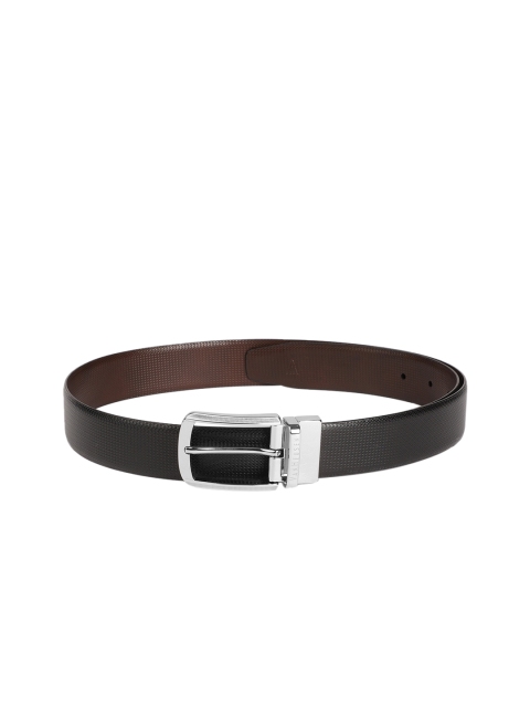 

Van Heusen Men Black & Brown Textured Reversible Leather Belt