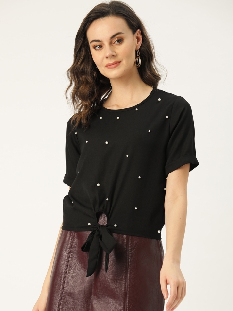 

Chinyere Women Black Embellished Top