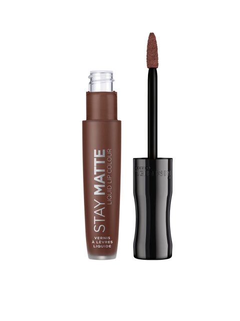 

Rimmel London 733 Plunge Stay Matte Liquid Lipstick 5.5 ml, Coffee brown