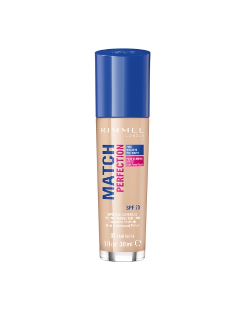 

RIMMEL London 81 FAIR IVORY Match Perfection Foundation 30 ml, Beige