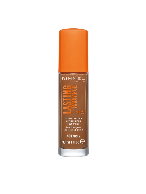 

RIMMEL London 504 Mocha SPF 25 Lasting Radiance Anti-Pollution Foundation, Beige