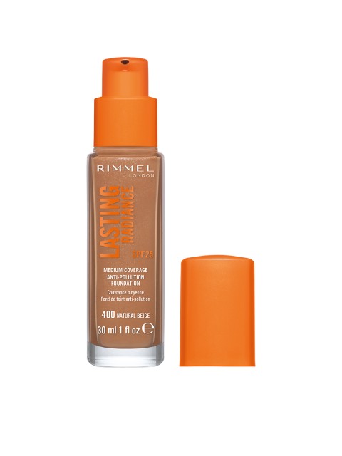 

RIMMEL London Lasting Radiance Natural Beige SPF 25 Anti-Pollution Foundation 400