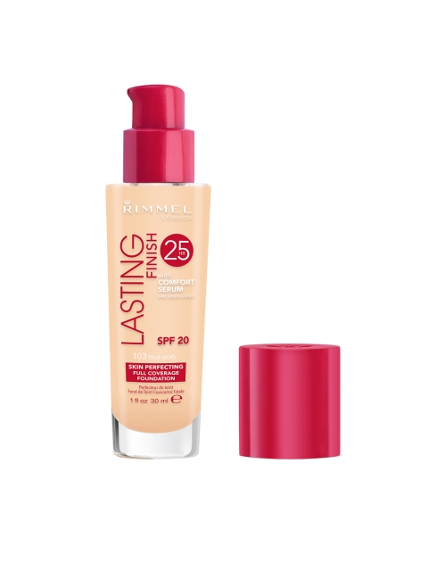 

Rimmel London 103 TRUE IVORY 25 Hour Full Coverage Foundation 30 ml, Beige