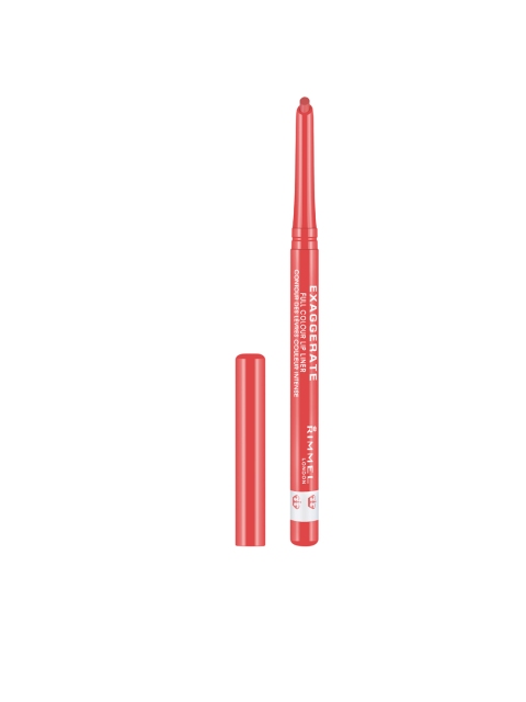 

Rimmel 102 Peachy Beachy London Exaggerate Full Color Lip Liner, Pink