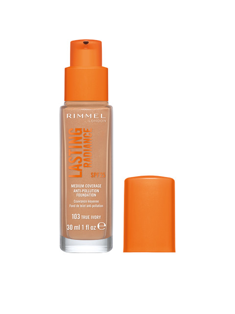 

RIMMEL Lasting Radiance SPF 25 True Ivory Anti-Pollution Foundation 103, Beige