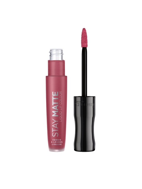 

RIMMEL 210 Rose & Shine London Stay Matte Liquid Lipstick 5.5 ml, Burgundy