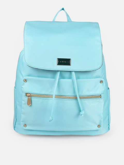 

Caprese Women Powder Blue Solid Backpack, Turquoise blue