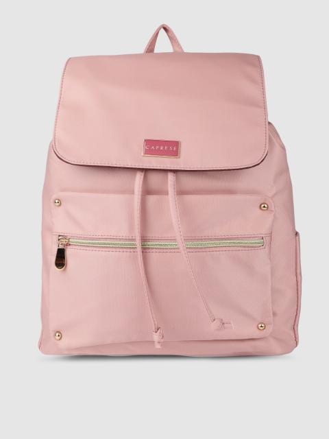 

Caprese Women Pink KELLY Solid Backpack