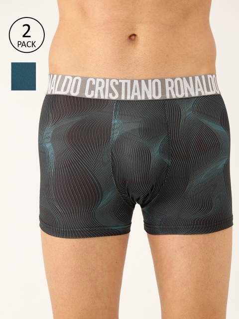 

CR7 Cristiano Ronaldo Men Pack of 2 Trunks 8502-49-422, Charcoal
